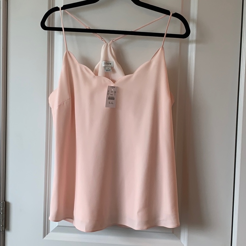 NWT JCrew Scalloped Camisole